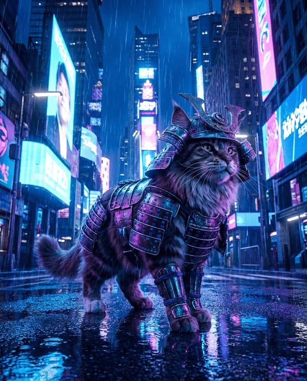 Cyberpunk Cat